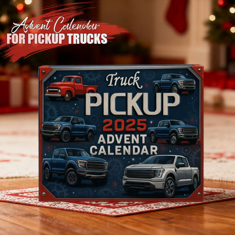 Adventskalender för pickup-lastbilar