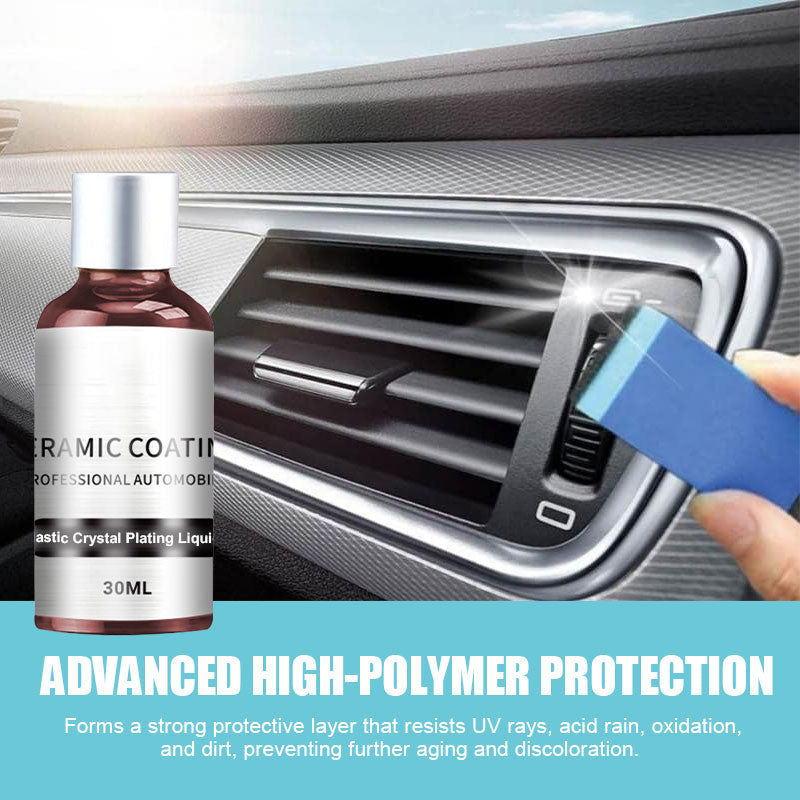 ✨ Plastic Crystal Plating Liquid - Återställ och skydda din bils plastdelar! 🚗💎