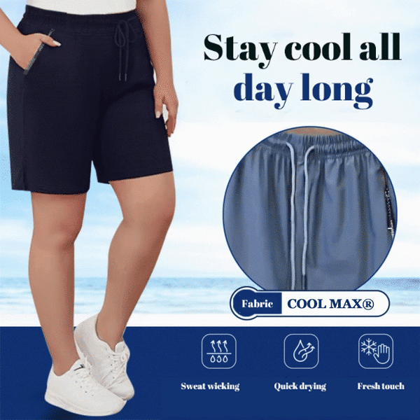 đ§Unisex-Snabbtorkande stretchshorts tillverkade av issilk