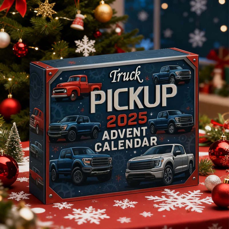 Adventskalender för pickup-lastbilar
