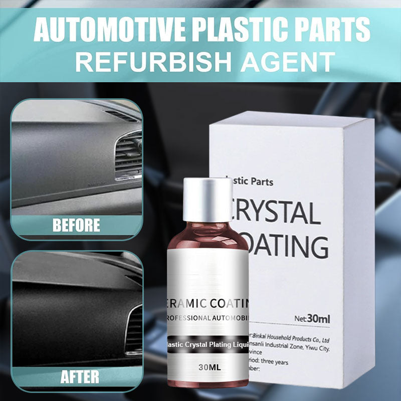 ✨ Plastic Crystal Plating Liquid - Återställ och skydda din bils plastdelar! 🚗💎