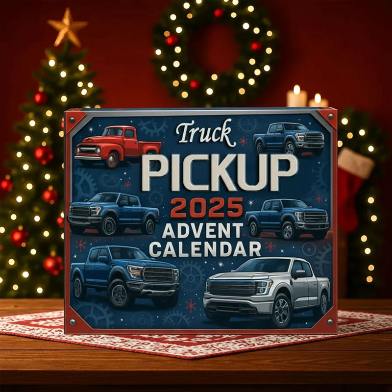 Adventskalender för pickup-lastbilar
