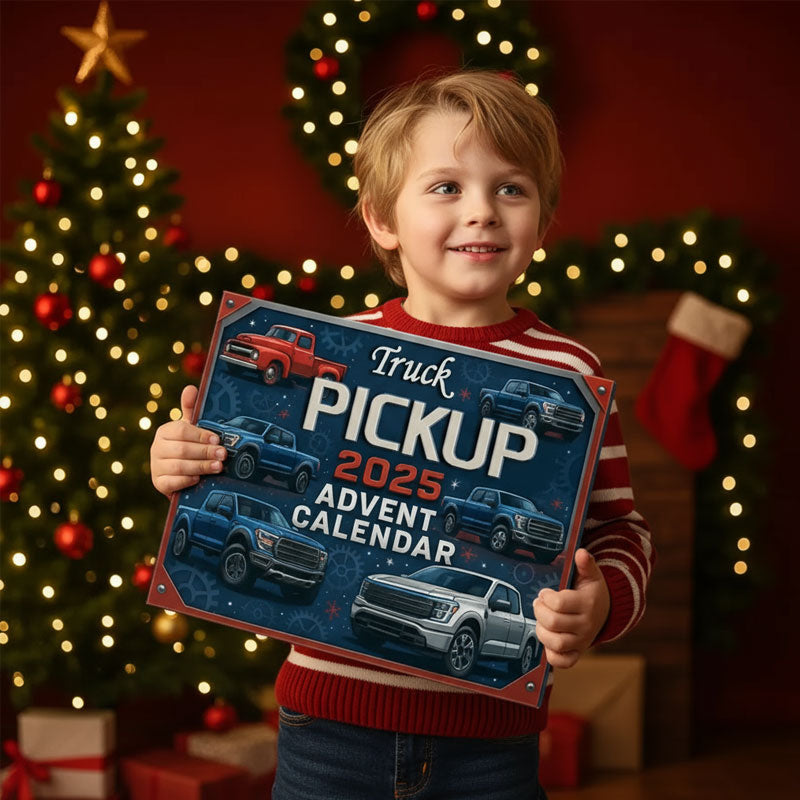 Adventskalender för pickup-lastbilar