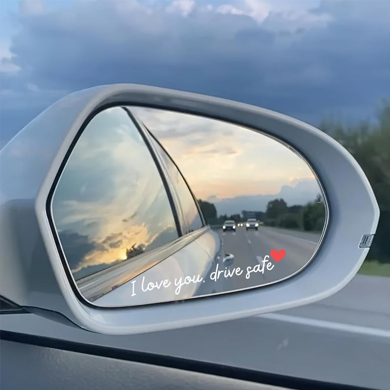 "I Love You Drive Safe" SpegelklistermÀrken/"I Love You Drive Safe" bilklistermÀrken