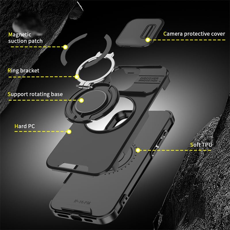 đNew Linkke compatible with Apple 17 Pro Max mobile phone case window holderđ±
