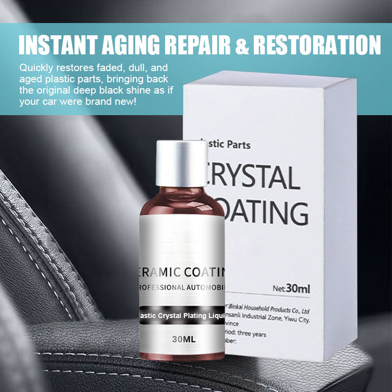 ✨ Plastic Crystal Plating Liquid - Återställ och skydda din bils plastdelar! 🚗💎