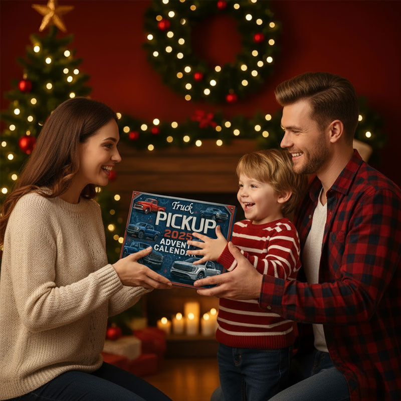 Adventskalender för pickup-lastbilar