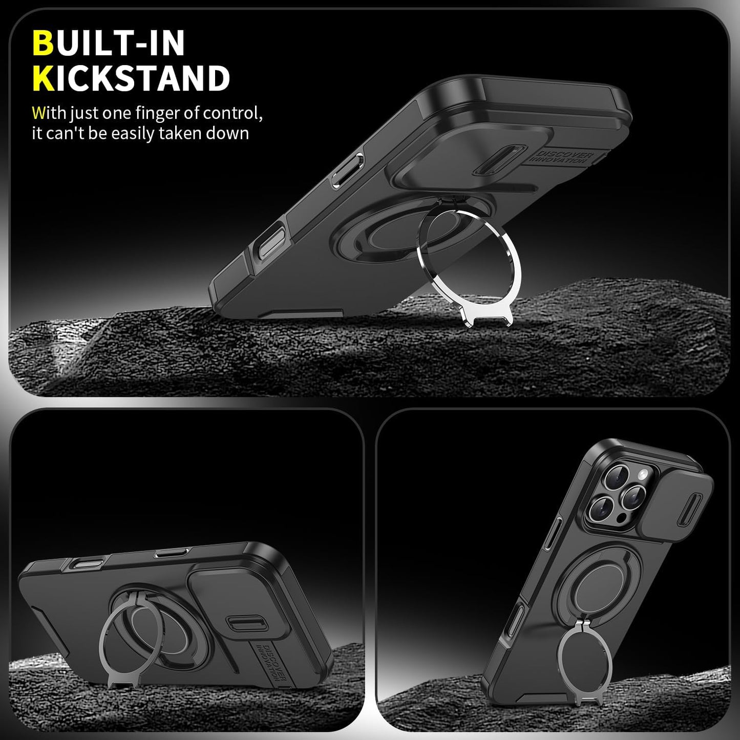 đNew Linkke compatible with Apple 17 Pro Max mobile phone case window holderđ±