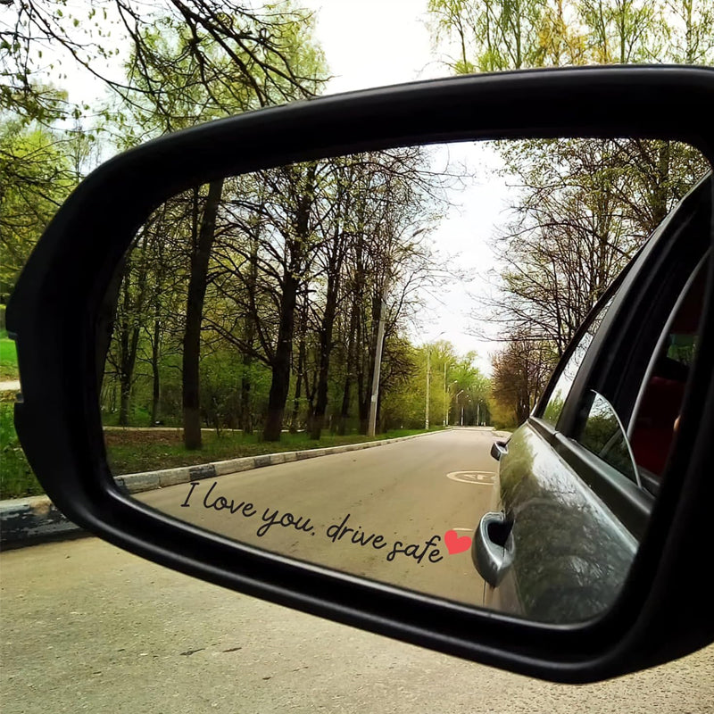 "I Love You Drive Safe" SpegelklistermÀrken/"I Love You Drive Safe" bilklistermÀrken
