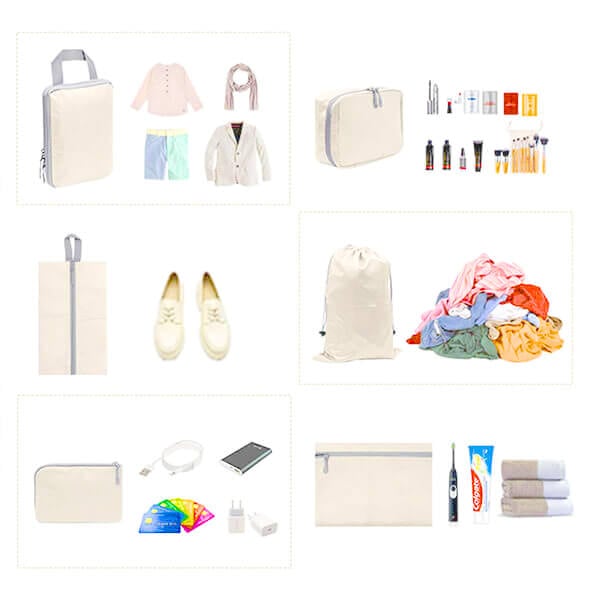 Resekomprimeringspåsar för packning/resekomprimeringspåsar för packning