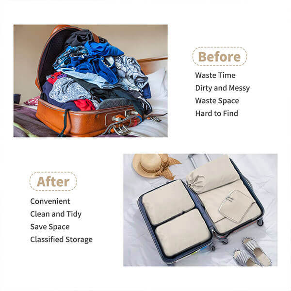 Resekomprimeringspåsar för packning/resekomprimeringspåsar för packning
