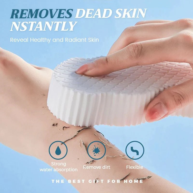 đ§œâš Supermjuk exfolierande badsvamp - skonsam vĂ„rd för huden
