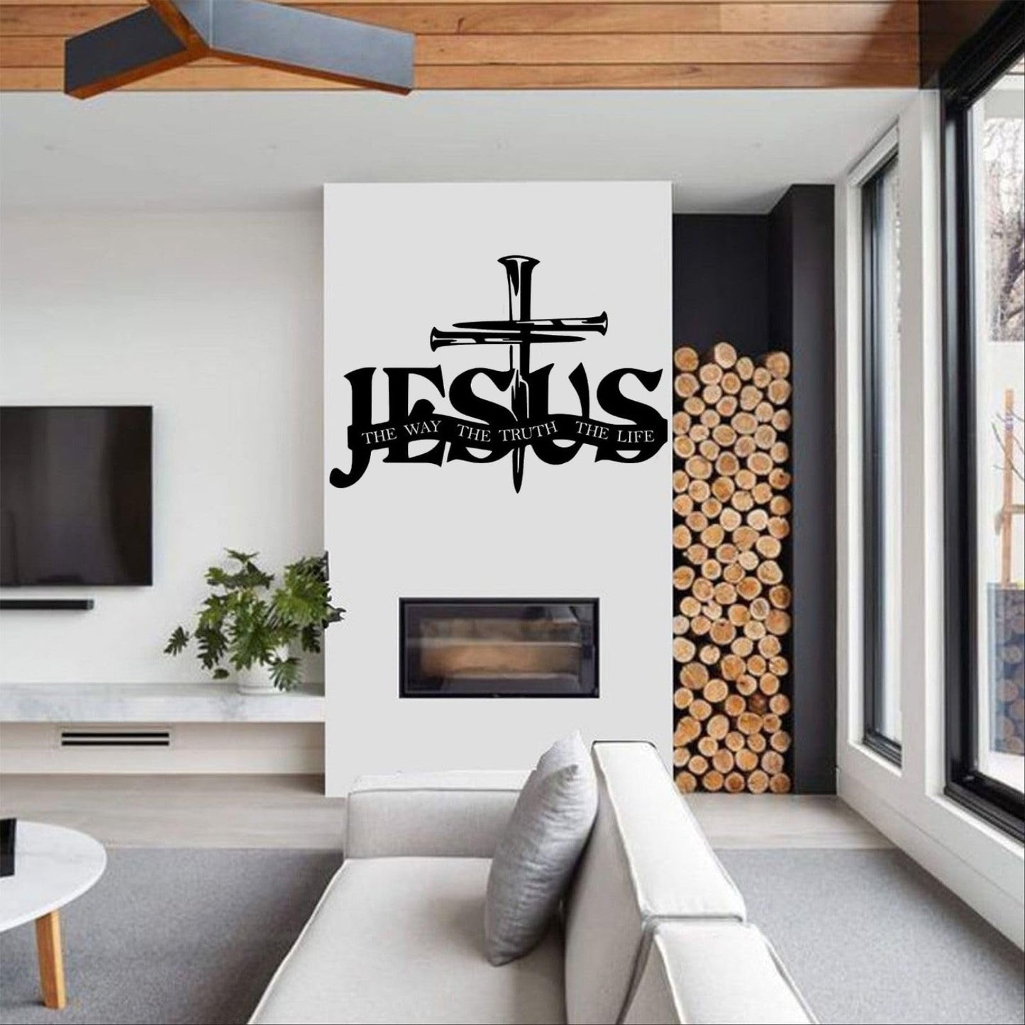 (🎁Sista dagen 49% rabatt)🔥Jesus & Cross Design Wall Art - ⌛Limiterad handgjord serie