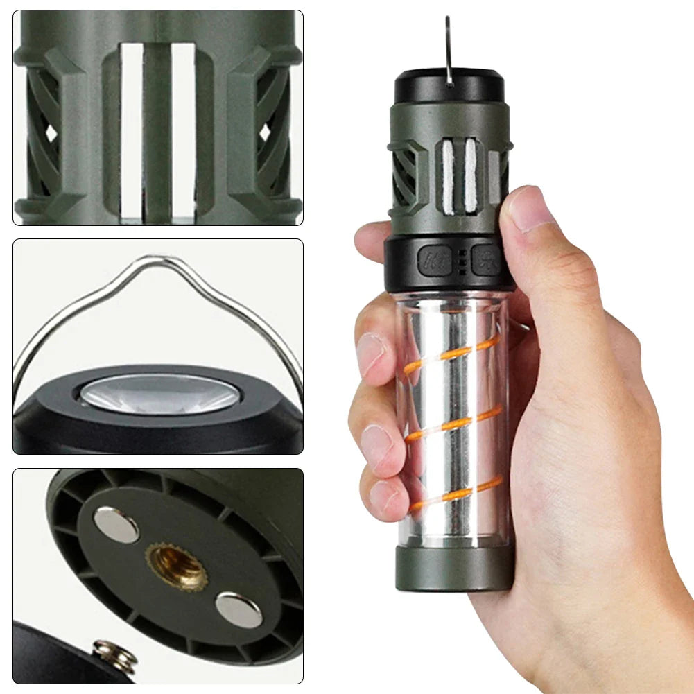 🔥Viktiga saker för sommaren🔥Myggmedel för utomhusbruk Belysning Multifunktionell ficklampa