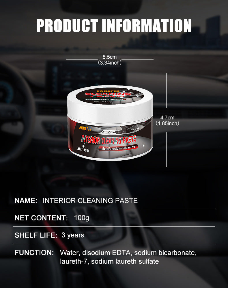 🧼💫Rengöringspasta För Bilens Interiör🚗