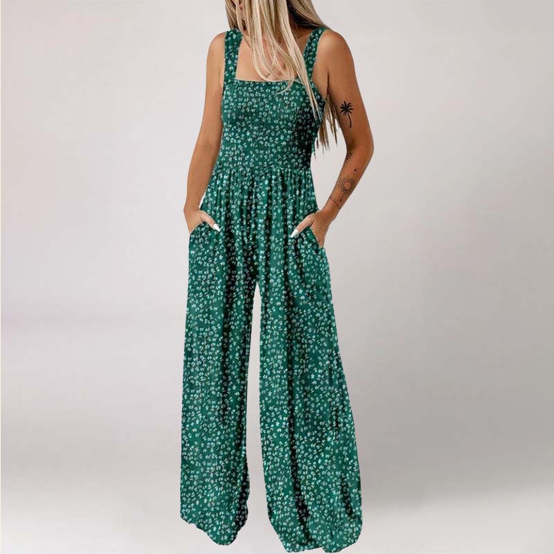 🔥49% rabatt under en begränsad tid🔥Bohemiskt mönstrad jumpsuit med strumpeband