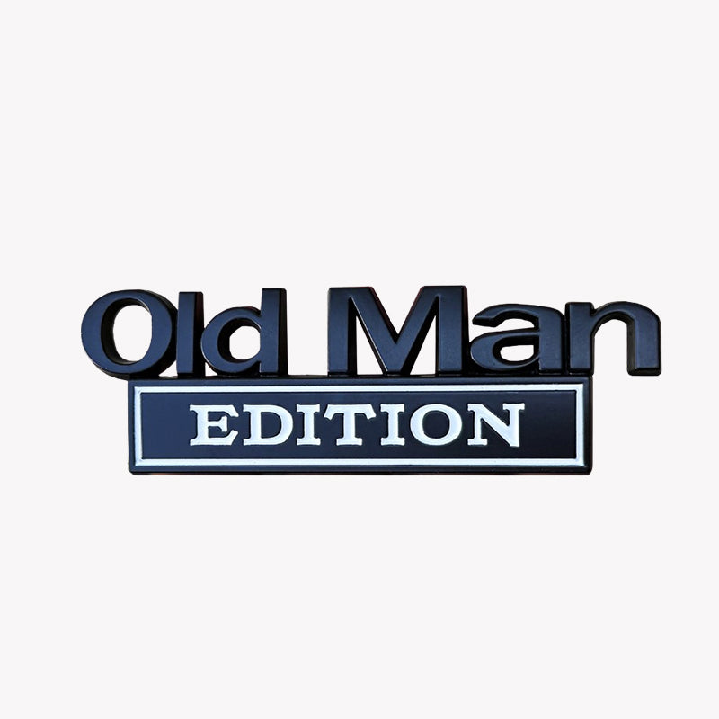 🚗 Old Man Edition bilemblem
