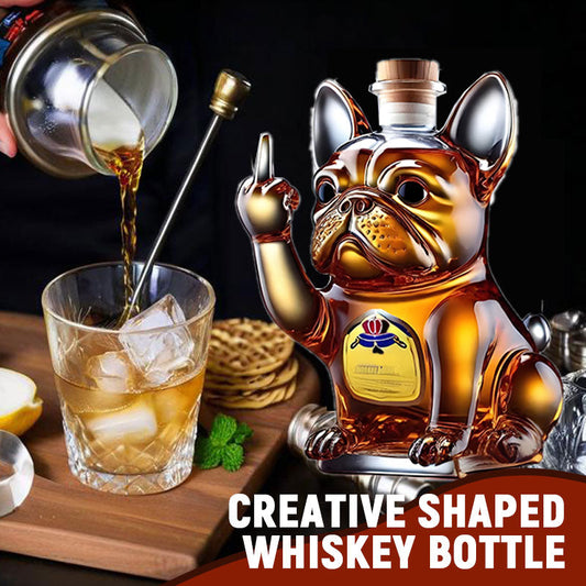 🥃Kreativ formad whiskyflaska