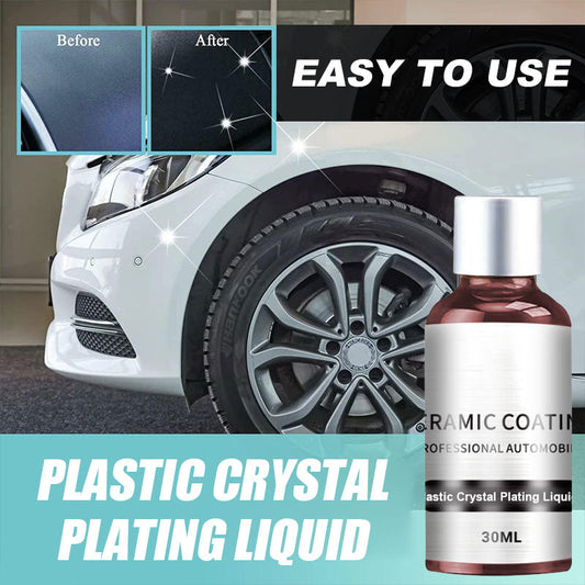 ✨ Plastic Crystal Plating Liquid - Återställ och skydda din bils plastdelar! 🚗💎
