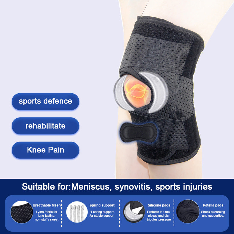 🔥Meniscus andningsbara knäskydd