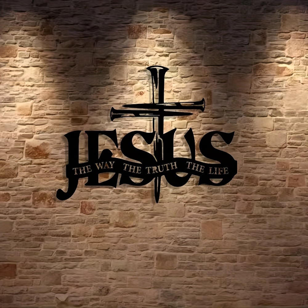 (🎁Sista dagen 49% rabatt)🔥Jesus & Cross Design Wall Art - ⌛Limiterad handgjord serie