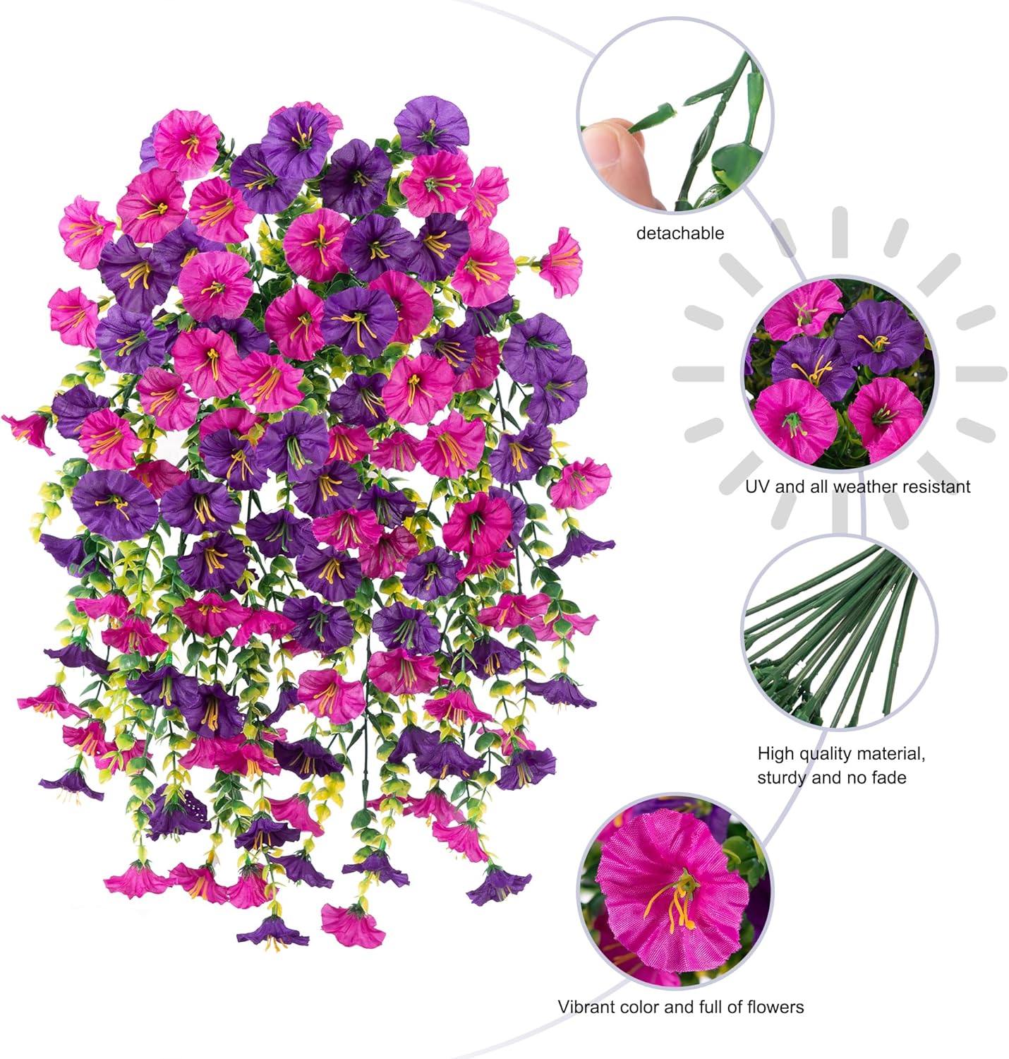 Perfekt trädgårdsdekoration - 🌺 Simulering Eukalyptus Petunia Vinstock