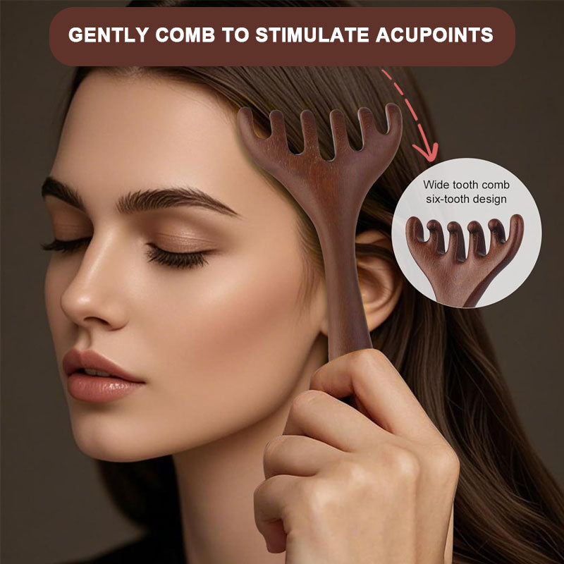 🎁Mors dag-erbjudande Köp 1 få 1 gratis🦌 Dubbelanvändning Rhino massagekam 🛀✨