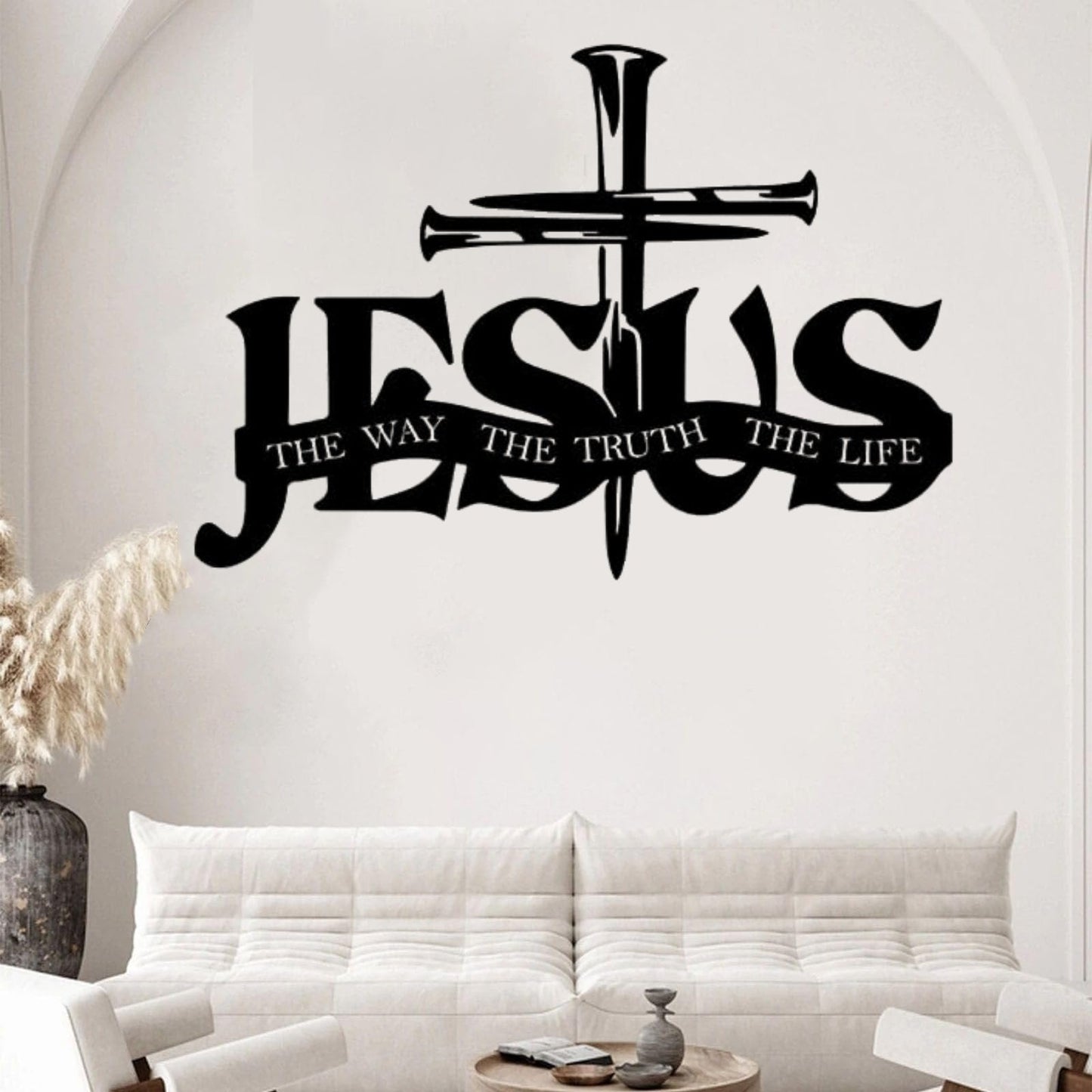 (🎁Sista dagen 49% rabatt)🔥Jesus & Cross Design Wall Art - ⌛Limiterad handgjord serie