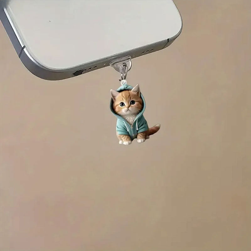 🔥Köp 1 Få 2 Gratis🐱Dammplugg för katt mobiltelefon🐾