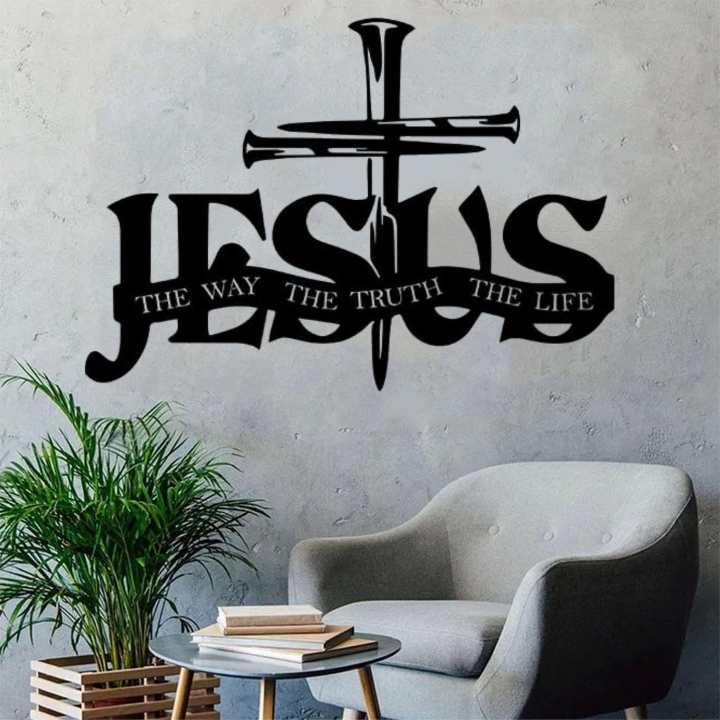 (🎁Sista dagen 49% rabatt)🔥Jesus & Cross Design Wall Art - ⌛Limiterad handgjord serie