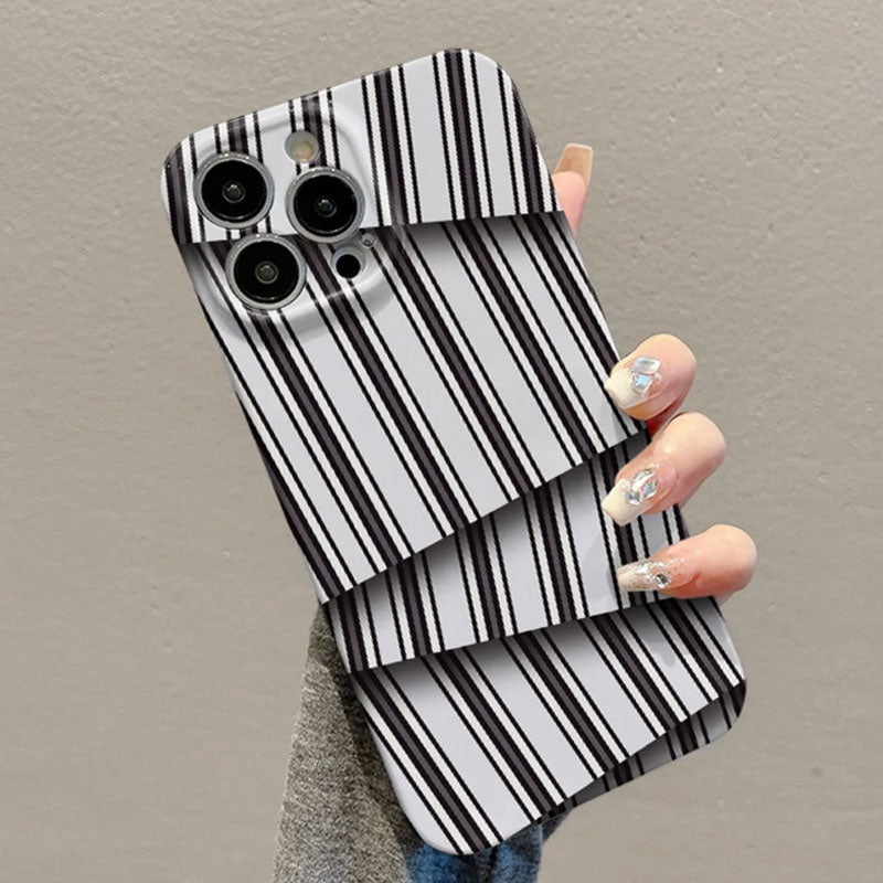 🌈Färgkontrast randigt filmskal för mobilen