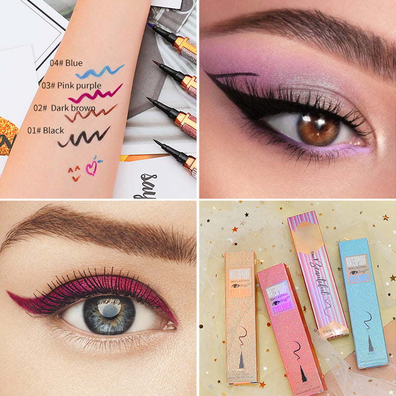 Färgad vattenfast eyeliner