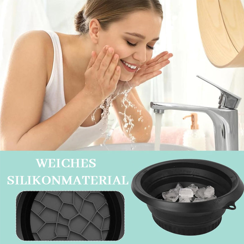 Vikbart tvättställ i silikon