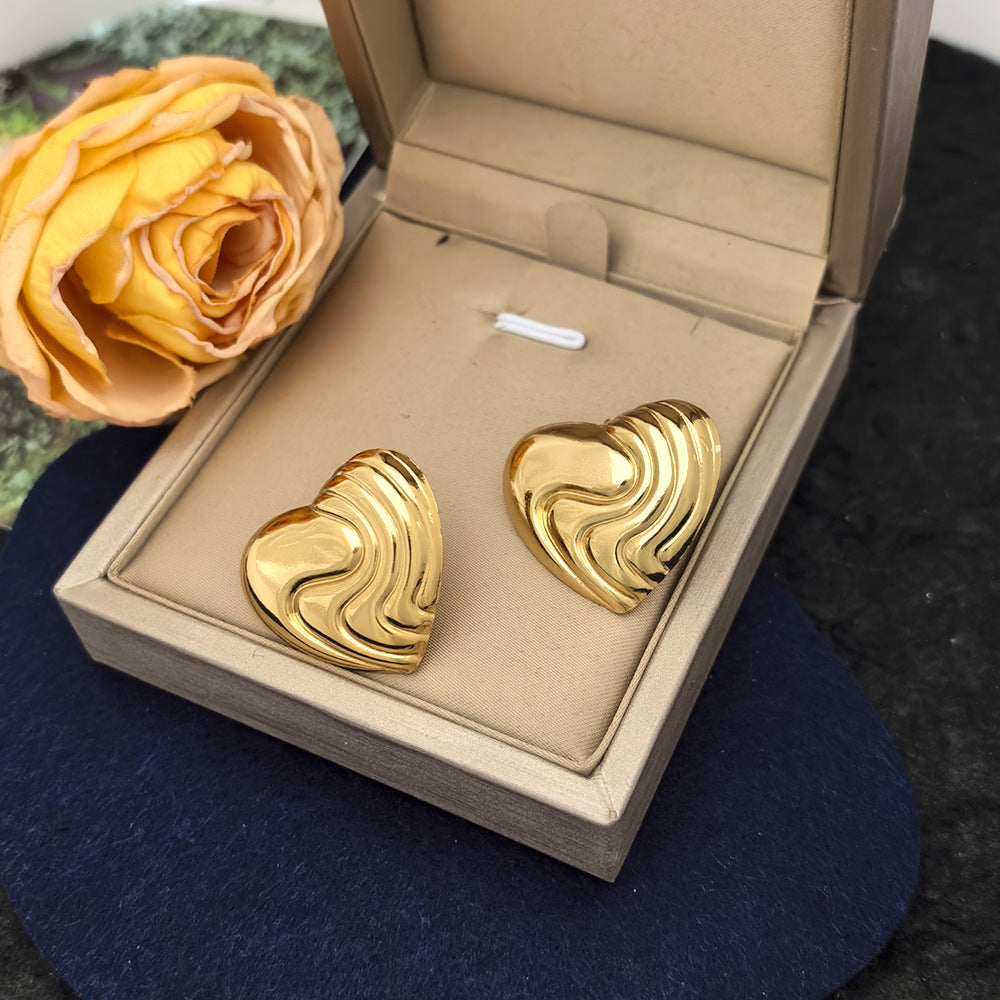 "Abstrakt kärlek" örhänge