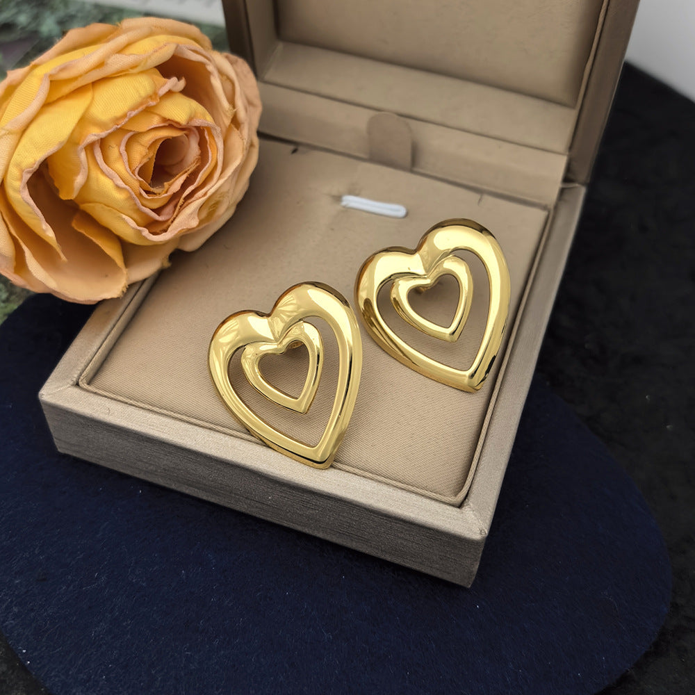 "Abstrakt kärlek" örhänge