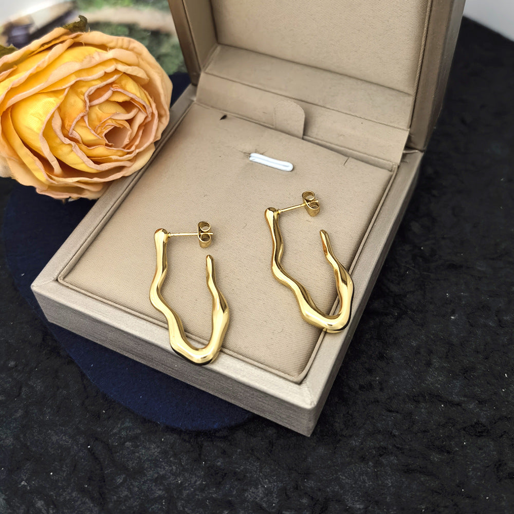 "Abstrakt kärlek" örhänge