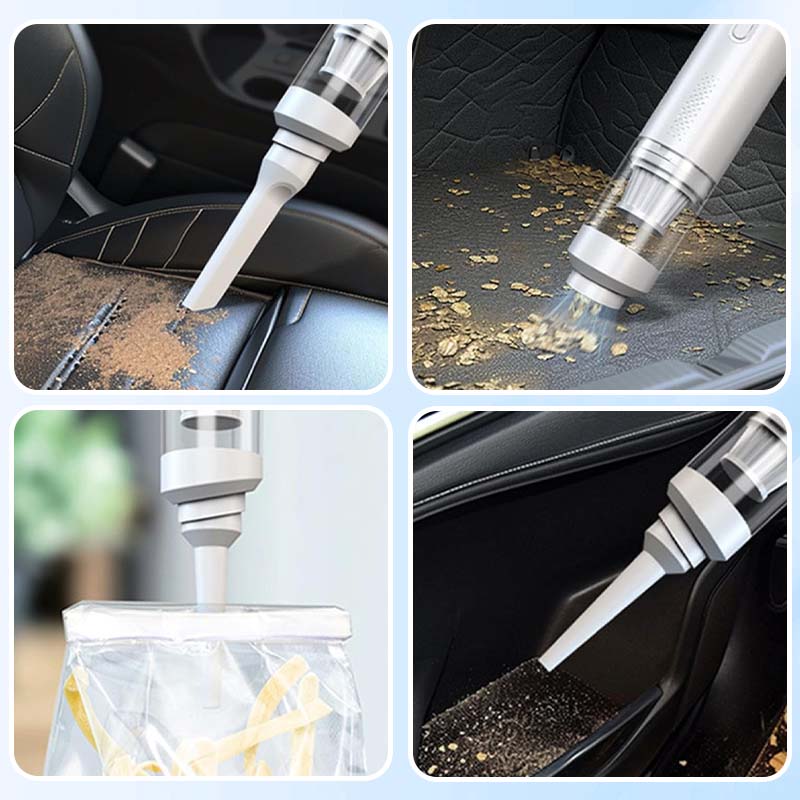 🚗✨Trådlös sugande och blåsande dammsugare för bilar🌀