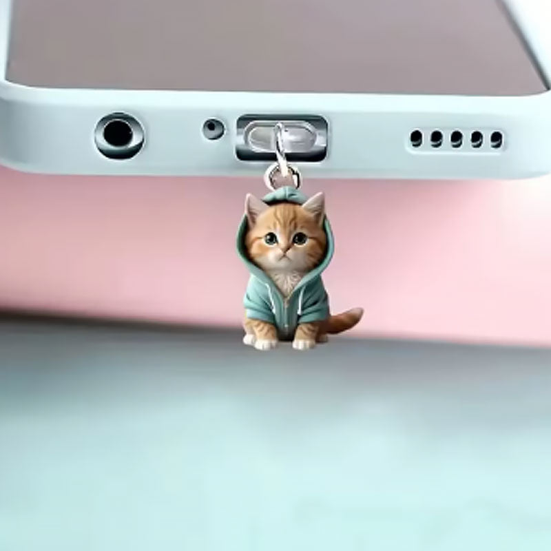 🔥Köp 1 Få 2 Gratis🐱Dammplugg för katt mobiltelefon🐾