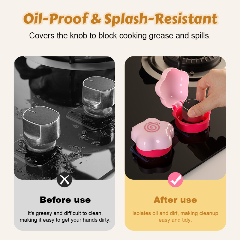 🛡️Gas Säkerhetsskydd för spisvred - skydda det som är viktigast