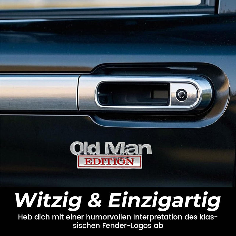 🚗 Old Man Edition bilemblem
