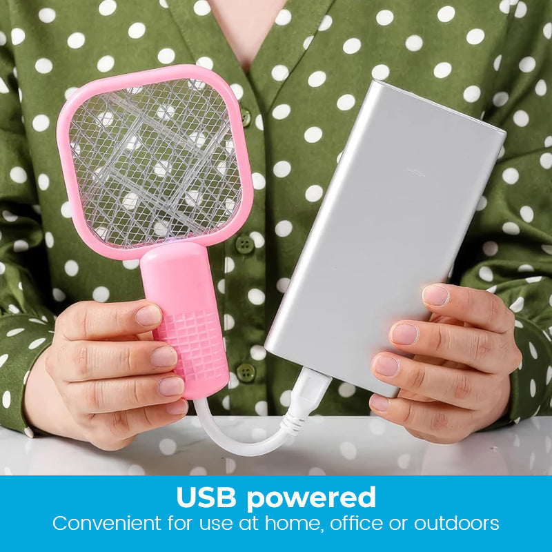 Färgglad USB Myggflygare 2-i-1 🦟⚡