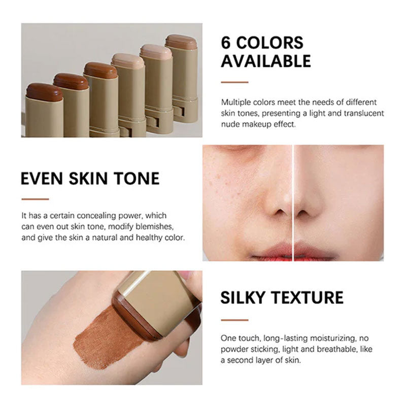 🎉 Varm försäljning 🔥Foundation Stick Beauty Balm Serum Boosted Skin Tint