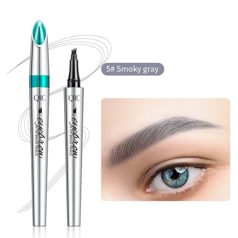 3D Vattentät Microblading Ögonbrynspenna 4 Gaffelspets Tatueringspenna