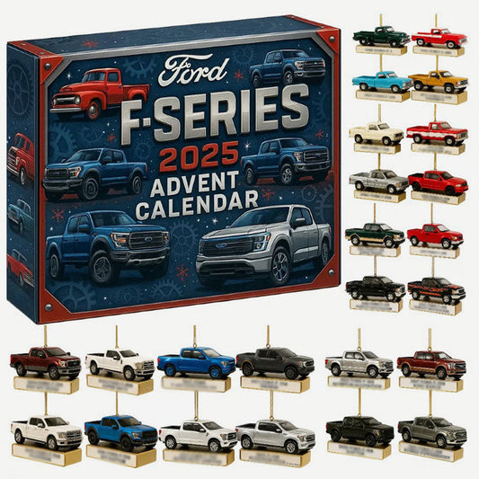 Adventskalender för pickup-lastbilar
