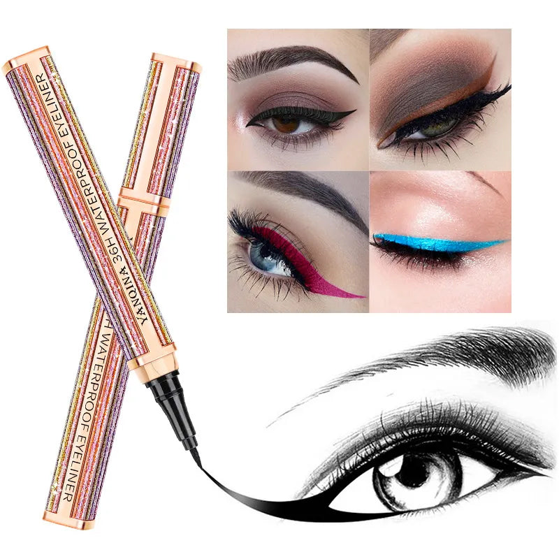 Färgad vattenfast eyeliner