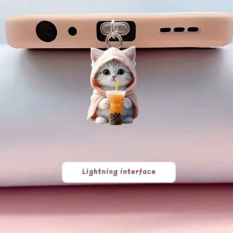 🔥Köp 1 Få 2 Gratis🐱Dammplugg för katt mobiltelefon🐾