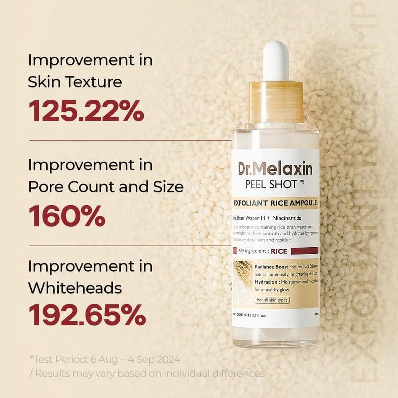 🏆Flash Sale⚡ 50K+ SOLD OUT! Nästan Gone-💥🔥Peel Shot Glow Rice Ampoule Duo