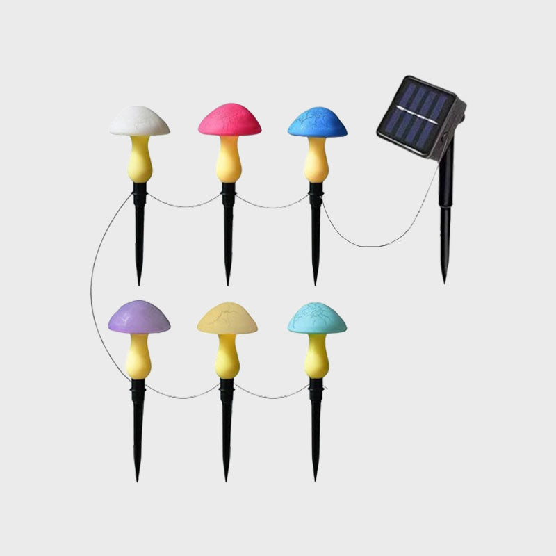 🍄✨ Solcellslampa för svampar