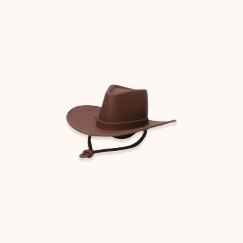 Cowboyhatt stoppare för vinflaska