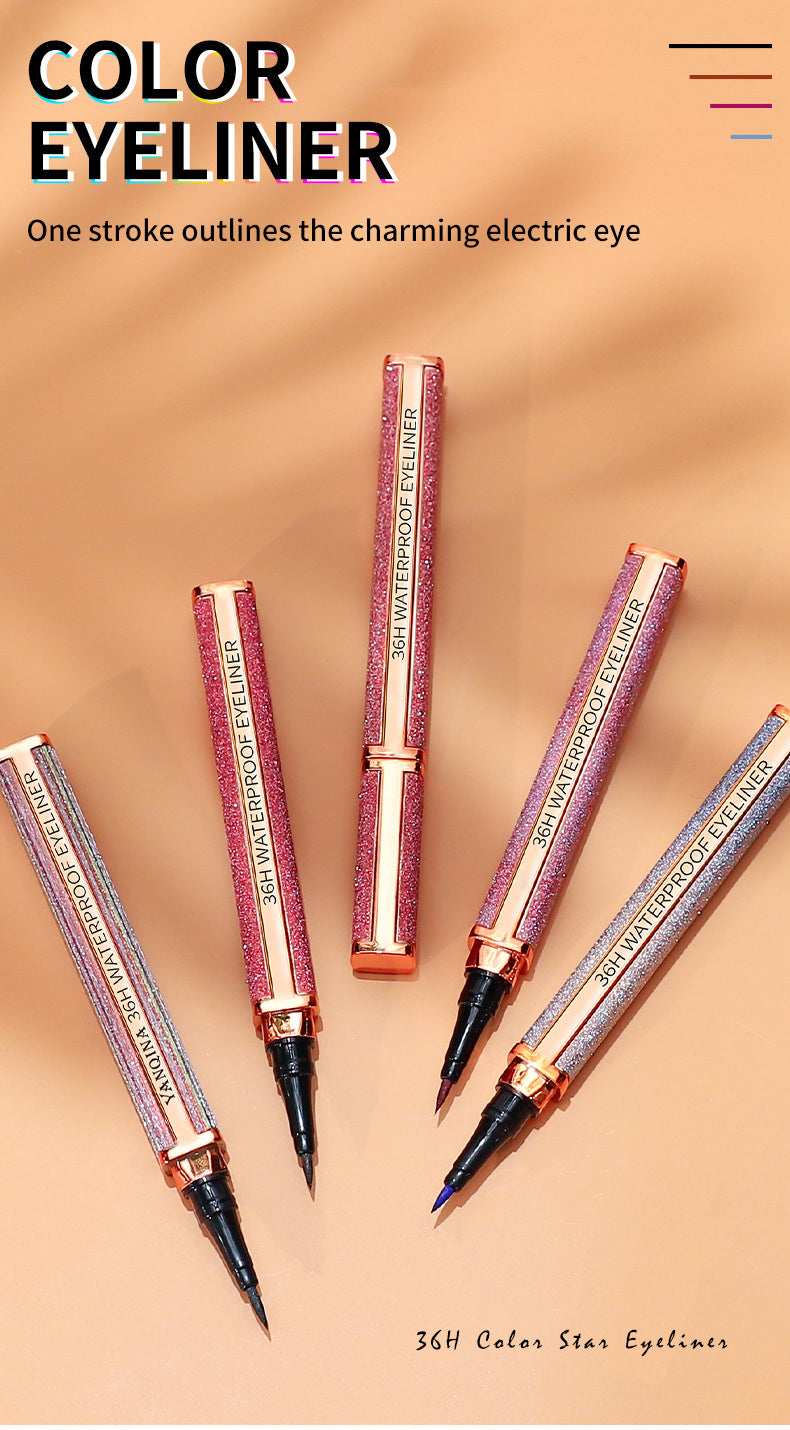 Färgad vattenfast eyeliner